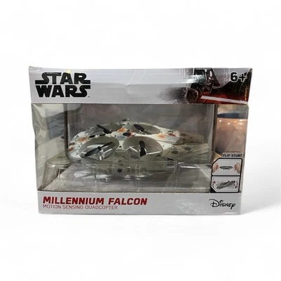 Disney Star Wars Millennium Falcon Motion Sensing Drone Quadcopter Brand New - Image 1 of 3