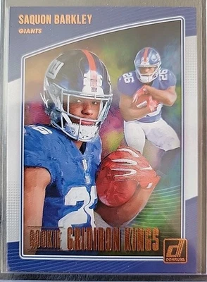 2018 Donruss #RGK-6 Saquon Barkley Rookie Gridiron Kings - Image 1 of 2