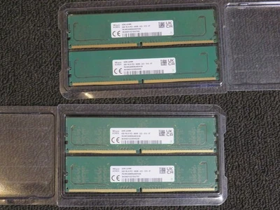 DDR5 UDIMM 8GB 1Rx16 PC5 - 4800B -UC0-1010-XT (32GB Total) (4 Sticks) - Image 1 of 4