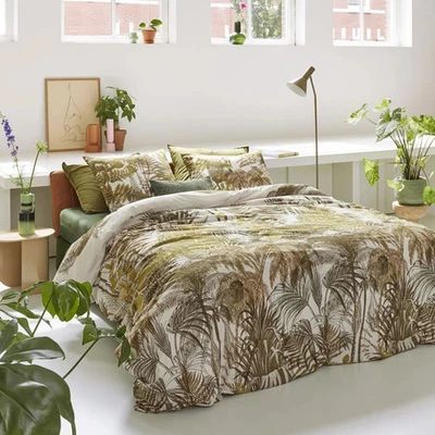Bedding House Caribe Ochre Cotton Quilt Cover Set King - image 1 of 3