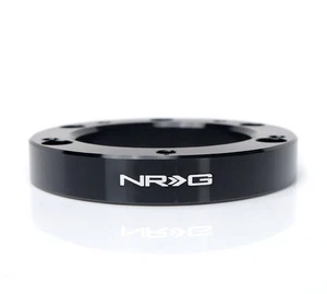 NRG STEERING WHEEL 6 Hole to 5 Hole Adapter 0.5" Black - SRK-65BK - Picture 1 of 2