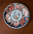 19th Century Antique Japanese Imari Bowl Dish Plate Flower Oriental Enamel