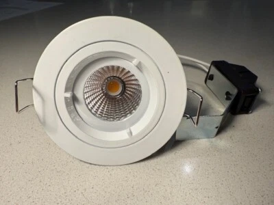 Recessed Cast Aluminum Downlight Open Back c/w GU10 5w LED Lamp,3000K, 36Deg - Image 1 of 2