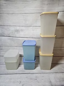 Vintage Tupperware Small Container Lot of 7 - 1990s - Leftover Storage - Picture 1 of 17