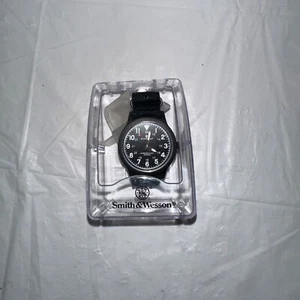 Smith & Wesson Mens Military Style Analog Watch With Black Nylon Strap - Picture 1 of 5