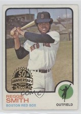 2022 Heritage 1973 Topps 50th Anniversary Stamped Buybacks Reggie Smith #40