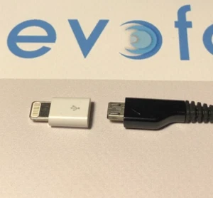 Adaptador convertidor micro USB a Apple de 8 pines, iPad, iPhone, convertir USB a iPhone - Imagen 1 de 3