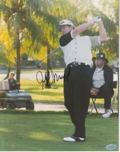 Jeff Maggert signed 8x10 PGA Golf  Photo - Mounted Memories Hologram