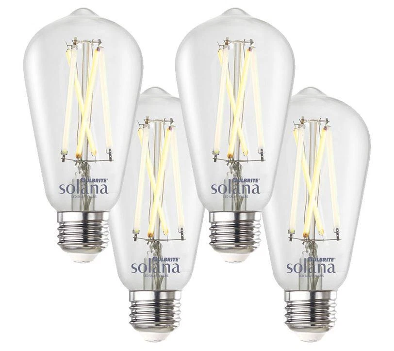 Bulbrite Solana Smart LED Light Bulb ST18 Tunable White 4PK Clear - Image 1 of 1