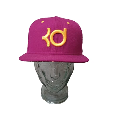 Boné de beisebol Nike verdadeiro masculino Snapback vermelho borgonha Kevin Durant 6 sPLATTER NOVO SEM ETIQUETAS - Imagem 1 de 4