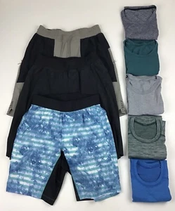 lululemon Men’s Small Lot Of 5 Shirts 3 Shorts - Picture 1 of 13