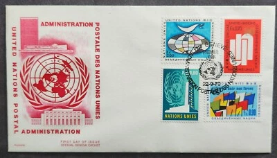 United Nations - Geneva - Various - 1970 - First Day Cover - Image 1 of 2