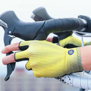 ROCKBROS MTB Cycling Half Finger Gloves Men Women Shockproof Road Bike Gloves - Picture 1 of 10