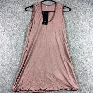 Vigorella Womens Dress Small Pink Sleeveless A-Lined Tunic Scoop Neck Casual NWT - Picture 1 of 9