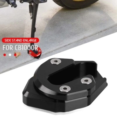 Accessoires pour moto Suport latéral agrandi pour Honda CB1000R 2018-2026 Noir - Image 1 of 4