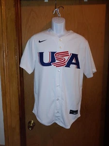Team USA 2023 Men's WBC Nike Home Replica Blank Jersey Small NWOT - Picture 1 of 5