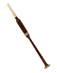 Roosebeck Sheesham Practice Chanter Nickel Plated Ferrule & Sole 19" - Picture 1 of 1