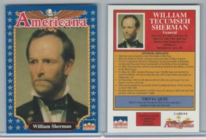 1992 Starline, Americana, #8 William Sherman - Picture 1 of 1