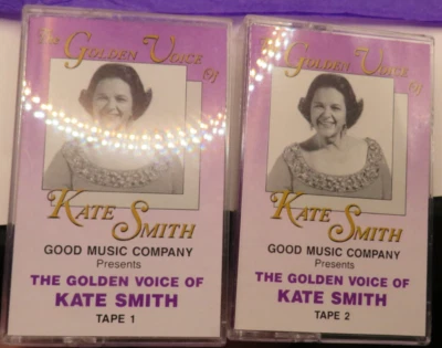 Kate Smith The Golden Voice of  Kate Smith Audio 2 Cassette Tape Lot 1991-Tested Foto 1 de 4