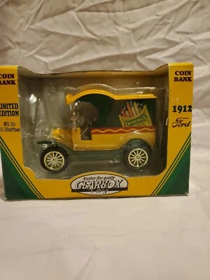 1998 Ограниченный выпуск Crayola коробка передач 1912 Ford доставки грузовик #2 литой банк новый - Изображение 1 из 4
