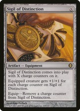 1X Sigil of Distinction - Shards of Alara - NM/EX MTG CARD