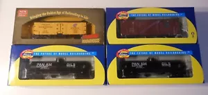 3 vagones cisterna y de carga Athearn y 1 roundhouse HO #1 - Imagen 1 de 2