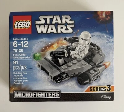 LEGO 75126 Star Wars Microfighter Series 3: First Order Snowspeeder -NEW - Image 1 of 4