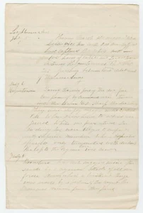 Civil War Document Vermont Regiment Summary of Actions after Gettysburg - Picture 1 of 2