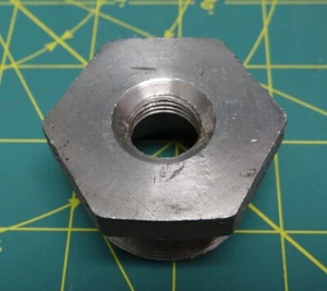 Hex Head Reducer Bushing 1-1/4" Male NPT x 3/8" Female NPT 316 - Picture 1 of 7