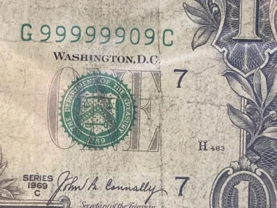 1969C$1 ! BINARY RADAR ! High level #  99999909 ，Super Top Rare！！！！！！！！ - Image 1 of 3