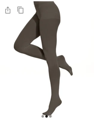 Medias de franela gris mediana DKNY de colección con control opaco nuevas precio de venta sugerido por el fabricante 36 USD Foto 1 de 4