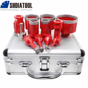 12pcs Diamond Core Bit Drill Kit Drilling for Marble Ceramic Hole Saw M14 thread - Picture 1 of 8