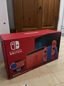 Nintendo Switch Mario Blue/Red Edition *BOX & INSERTS ONLY* - Picture 1 of 4