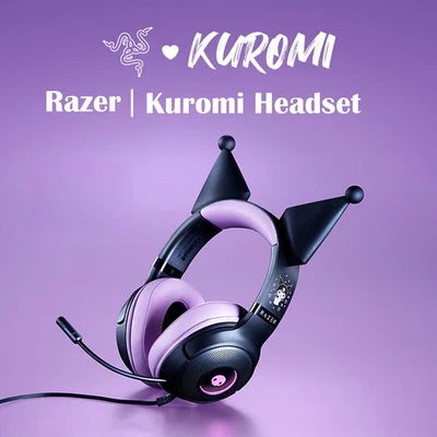 Razer x Sanrio Kuromi Wired Headset Headphone Limited Edition - Image 1 of 4