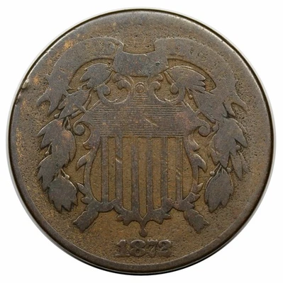 1872 2 Cent Piece - Image 1 of 2