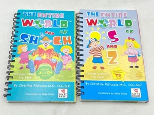 Lot 2 The Entire Word Flip then Say Articulation Flip Books Christine Ristuccia - Picture 1 of 17