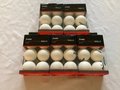 Franklin Sports Ping Pong Balls - Official Size + Weight White 40mm Table Tennis - Image 1 of 4