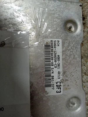 Módulo de control electrónico ECM del motor ID 5W6A-AE compatible con 05 THUNDERBIRD 1666153 Foto 1 de 4