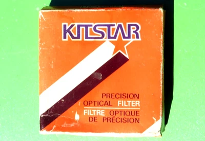 VINTAGE KITSTAR PRECISION OPTICAL YELLOW FILTER 55MM K2 KITS CAMERAS VANCOUVER - Image 1 of 4