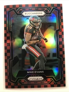 Mike Evans 2023 Panini Prizm #279 RED BLACK CHECKERBOARD PRIZM SSP BUCS RARE - Picture 1 of 2