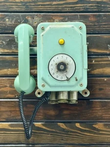 Ancien téléphone marin électrique OKI-Nippon vintage déco salle des machines ... - Zdjęcie 1 z 14