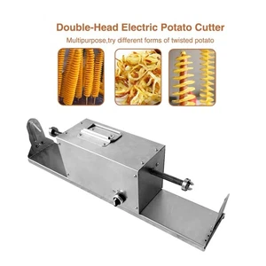 Double way Twister Spiral Tornado Potato Cutter Slicer Electric 3IN1 Shredders - Picture 1 of 12