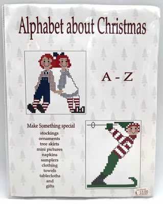 Alphabet About Christmas A - Z Cross-Stitch Patterns New - Image 1 of 4