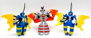 3 figuras vintage 1991 Insecto-Bots mariposa y oso de lana * Transformers K.O. - Imagen 1 de 18