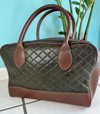 Vintage 1990’s Esprit bag purse in brown and olive green  - Image 1 of 4