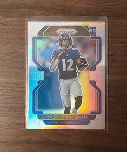 340 Rashod Bateman Ravens Rookie 2021 Prizm Football NFL Silver Prizm Parallel - Bild 1 von 2