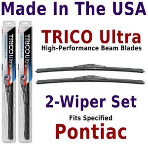 Buy American: TRICO Ultra 2-Wiper Blade Set fits listed Pontiac: 13-16-16