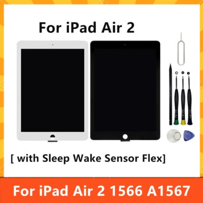 Сменный ЖК-дисплей сенсорный экран дигитайзер для iPad Air 2 2014 1566 A1567 - Изображение 1 из 4