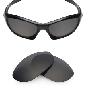 POLARIZED Replacement Lenses for-Oakley Monster Dog Sunglasses Stealth Black - Picture 1 of 7