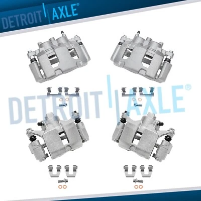 Front Rear Brake Calipers w/Bracket for 2006 - 2010 Chevrolet Impala Monte Carlo - Image 1 of 4